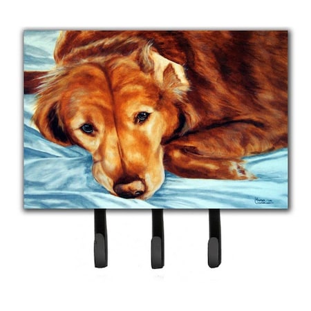 Jensendistributionservices Golden Retriever by Tanya & Craig Amberson Leash or Key Holder MI1715810